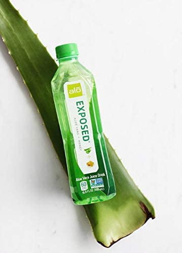 Aloe Vera Liquid Vape Alo Exposed Pure Natural Honey Aloe Vera Juice Drink,  Wheatgrass, 16.9 fl