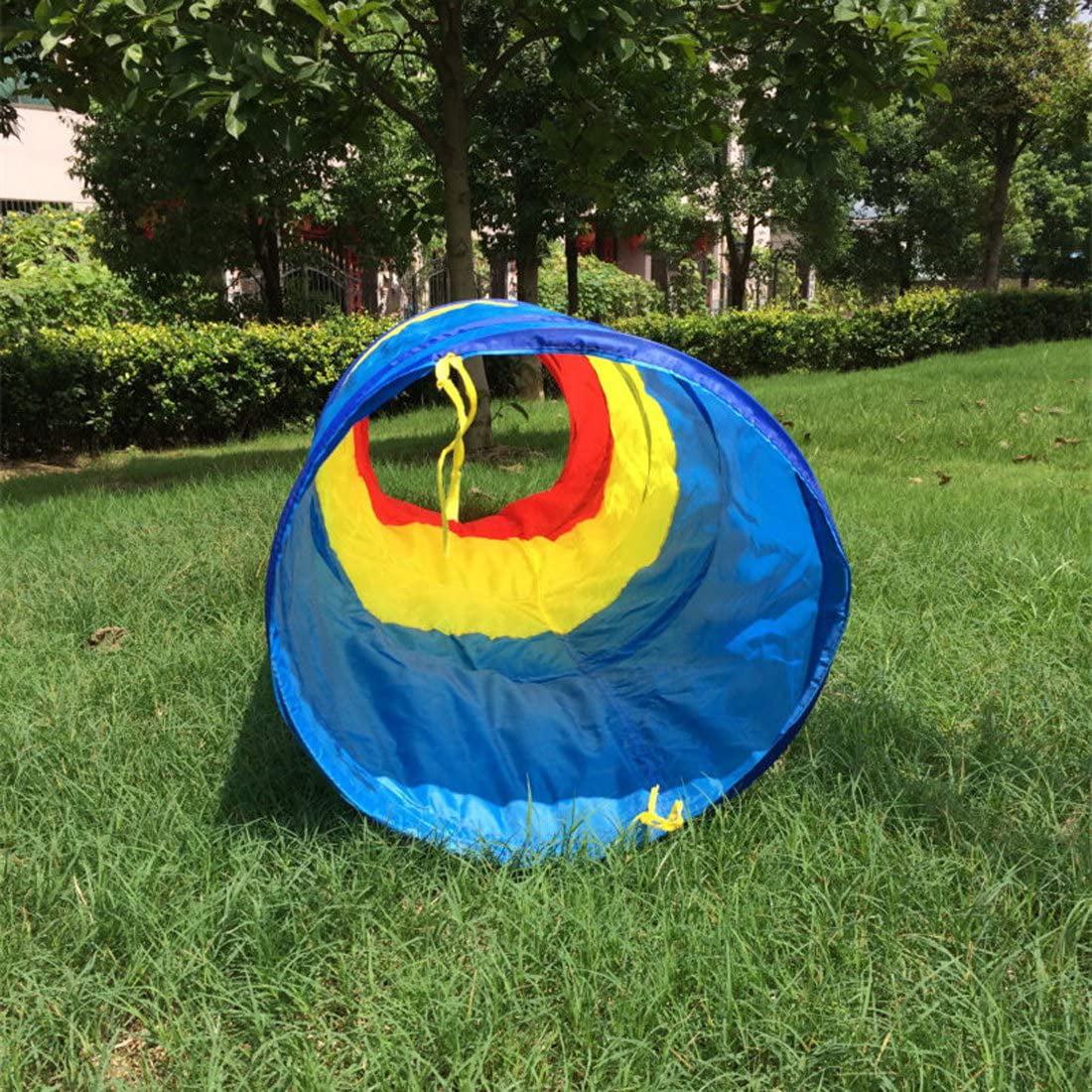 Pop Up Play Tents Crawling Tunnel Tube Games Toy Indoor Outdoor For