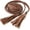 Brown, variant on Women's Tassel Braided Rope Belt PU Leather Waist Belt Thin Woven Boho Waistband For Dress Jeans