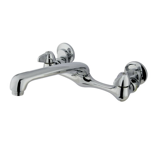 Pfister Pfirst Series 2-Handle Wallmount Kitchen Faucet in Polished 