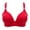 Red, variant on JGTDBPO Woman's Comfortable Lace Breathable Bra Underwear No Rims