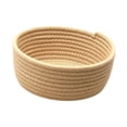 thumbnail image 2 of Cesta de almacenamiento tejida, cesta tejida de mesa, contenedor de diseño nórdico, decoración portátil, organizador de artículos diversos, caja de Caqui, 2 of 8