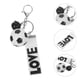 thumbnail image 3 of KAKOWELY 5 llaveros creativos de fútbol, llaveros decorativos de fútbol, regalo para fanáticos del deporte, para hombre y mujer (blanco y negro), 3 of 5