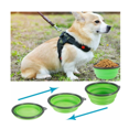 thumbnail image 2 of Artrylin Bols Pliants pour Chiens 2 Pièces, Portables, Pliables (Bleu + Rouge), 2 of 7
