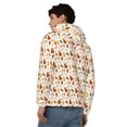 thumbnail image 4 of Uemuo Autumn Pears for Men's Fashion Full-zip Hoodies & Sweatshirts with Kangaroo Pocket, Zip-up Hooded Sweatshirt, Moisture Wicking & Breathable-Small, 4 of 5
