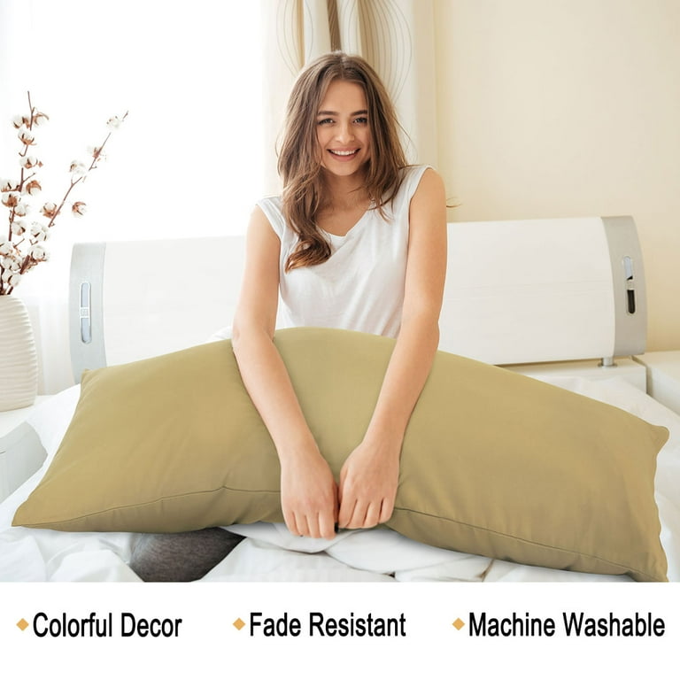 Tan body pillow cheap