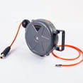 thumbnail image 4 of Automatic Retractable Air Hose Reel Slow Retraction with 10M Air Hose for Workshop Garage Garden Outdoor Car Washing, 4 of 15