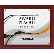 Lorell, LLR31887, Mahogany Award-a-Plaque, 1 Each, Mahogany