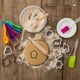 thumbnail image 4 of Bearachild 20 unids/set Chef juego de cocina para niños cocina DIY pastel pastelería postre hacer Kits para hornear creativo divertido niños utensilios Kits de equipo de elaboración de vino Bearachild HA003009-00B, 4 of 6