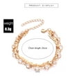 DGHM 3pcs Classic Fashion Bone Chain Bracelet Glossy Bracelet