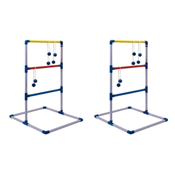 Juego de escalera 2X Juego de lanzamiento de golf Juguetes de patio Juegos al aire libre para adultos y niños