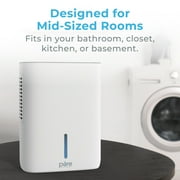 Pure Enrichment PureDry Deluxe Dehumidifier - Mid-Sized 1.5L Water Tank Eliminates 500ml/day in Excess Moisture from Closets, Bathrooms, Basements, Boats, Kitchens and Other Small to Mid-Sized Areas