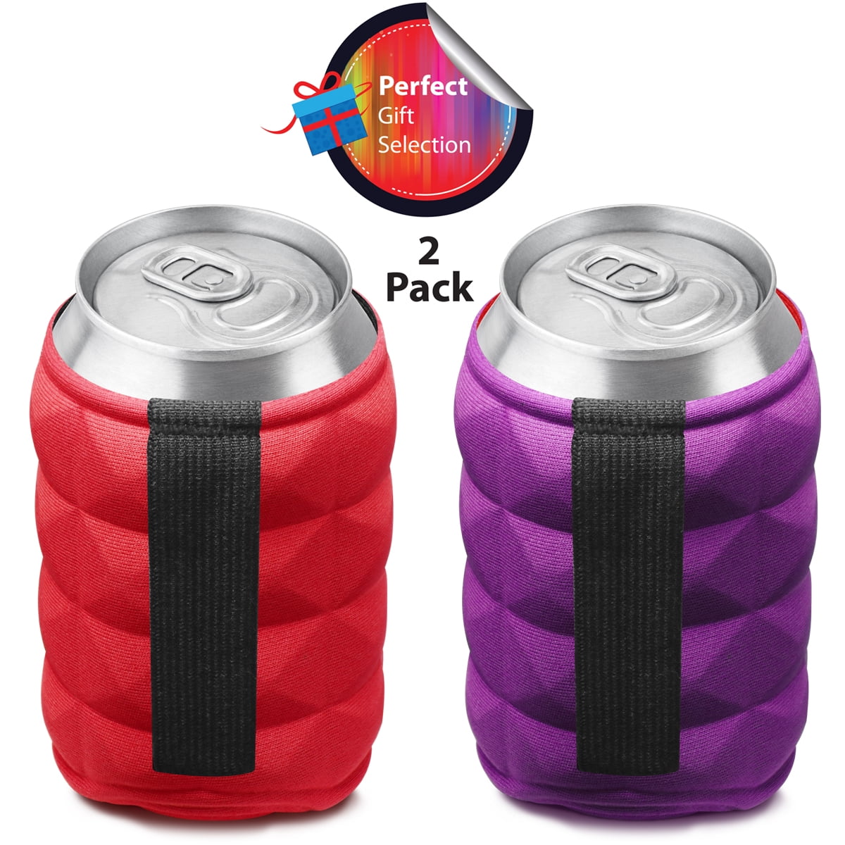 Koozies Metric USA Beer Can Sleeves for Ice cold Beers Reversible