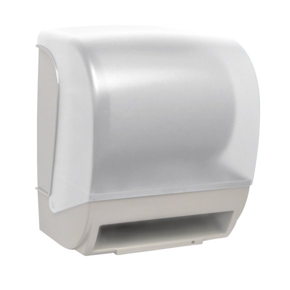 Palmer Fixture TD0235-03P Inspire Electronic Hands Free Roll Towel Dispenser, White Translucent