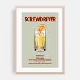 thumbnail image 2 of Screwdriver - Ankara Türkiye Illustration Cocktail Bar Kitchen Decor Typography Vintage Poster Fruit Summer Unframed Wall Art Print 24 x 36 inches, 2 of 60