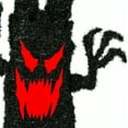 thumbnail image 3 of 48" Pre-Lit Frightening Face Halloween Tree, 3 of 4