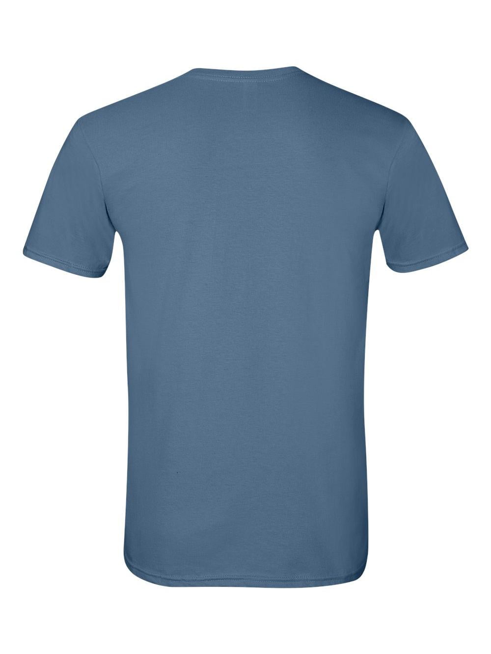 Gildan Softstyle T-Shirt, Indigo Blue, 2XL, Ring-Spun Cotton