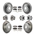thumbnail image 1 of Transit Auto Front Rear Hub Bearings Assembly Coated Disc Brake Rotors and Semi-Metallic Pads Kit (10Pc) for Car 2014-2015 Lexus IS250 Base with RWD with F Sport Package - Left Right Side KBB-133056, 1 of 11