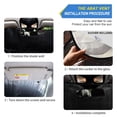 thumbnail image 2 of Universal Fit Accordion Auto Sunshade Windshield Sunshade 57'' x 31.5'' Pastel Thin Lines, 2 of 8