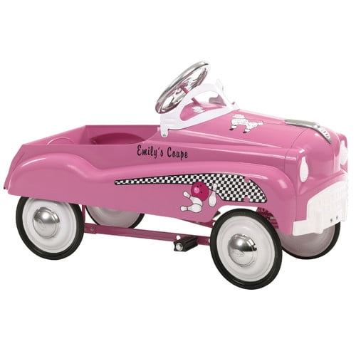 pretty in pink pedal car