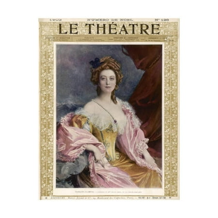 Cecile Sorel French Actress of the Comedie-Francaise Print Wall