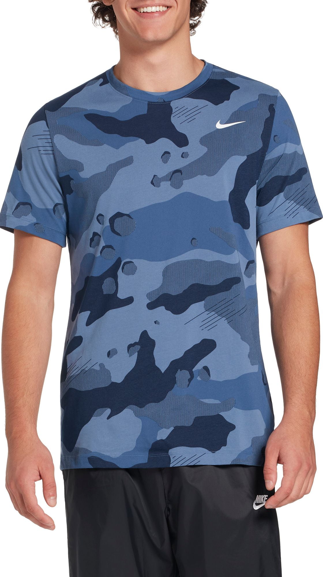 nike camo dri fit t shirt