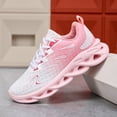 thumbnail image 4 of KANG Fashion Women's Breathable Mesh Casual Sneakers, Lightweight Cushioned Anti-Slip Slip-On Walking Shoes Pink 36, 4 of 7