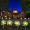 thumbnail image 3 of 4-Pack Solar Outdoor Lights for Garden Decorations, 360 LED Solar Firework Lights with 2 Lighting Modes, Solar Powered Lights Waterproof for Outside P_Gift Of G, 3 of 5
