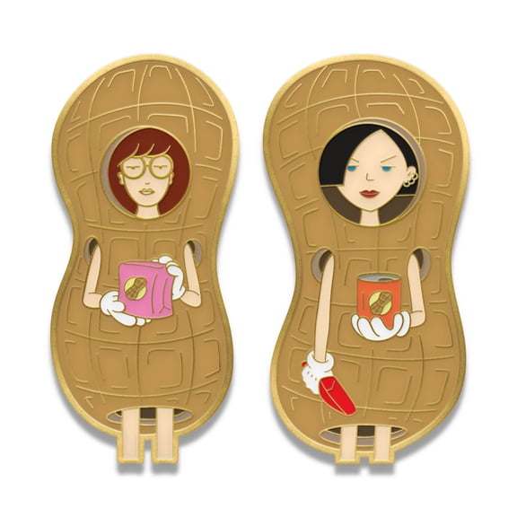 Disliz MTV Daria - Peanuts 2-Piece Enamel Pin Set