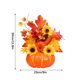 thumbnail image 4 of Accesorios de Decoración de Otoño Ticfox Festival de la cosecha Halloween hoja de arce Girasol Simulación calabaza 30x23 cm plástico PVC, 4 of 10