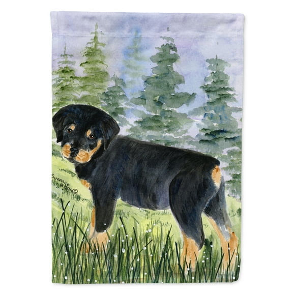 Caroline's Treasures SS8057-FLAG-PARENT Rottweiler Flag, , multicolor