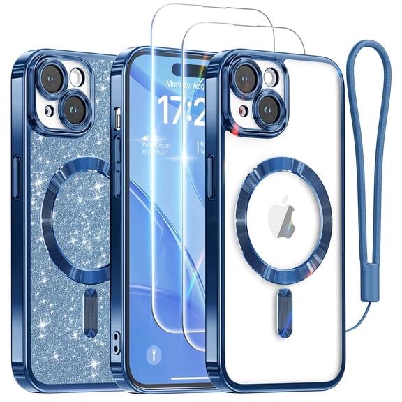 Funda Meifigno para iPhone 15 6.1 con protectores de pantalla