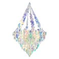 thumbnail image 1 of Hanging Decorations Iridescent Chandelier Shaped Ornament for Birthday for Frozen Theme Party Princess Rainbow Show Deco, 1 of 4