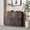 Vintage + Particle Board, variant on Flip Top Shoe Cabinet Waterproof MDF Wood Multi Layer Adjustable Storage Anti Tipping Design Entryway Shoe Organizer（White）