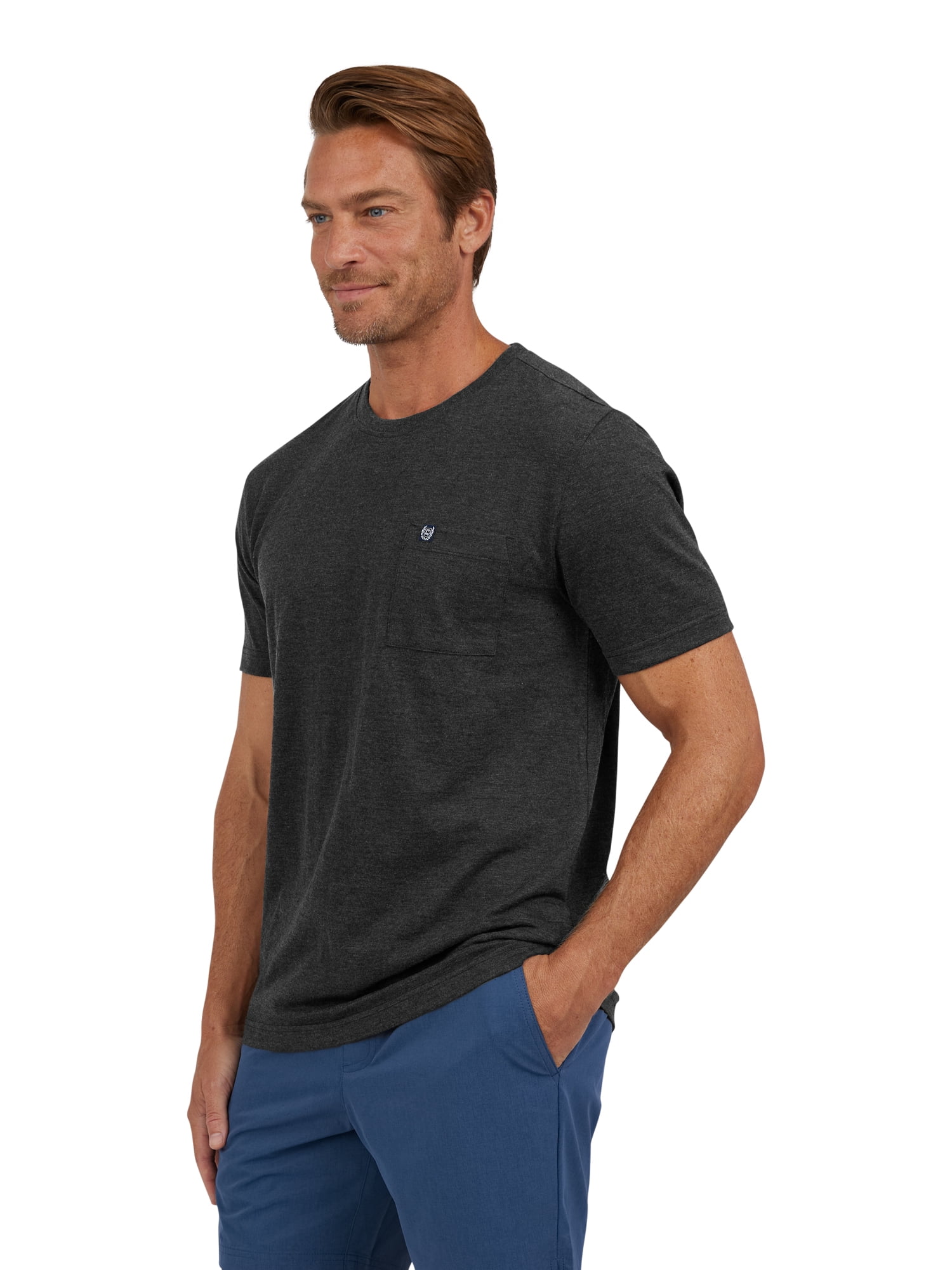 Chaps Men's and Big Men's Seacoast Wash Slub Pocket T-Shirt, Sizes S-3XL