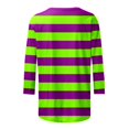 thumbnail image 5 of PMUYBHF T-Shirt Imprimé Joyeuses Fêtes Manches 3/4 Col Rond Blouse 4606 m, 5 of 5