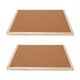 thumbnail image 1 of Decorative Hanging Pin Board, Recyclable Lightweight 2Pcs Cork Boards Easy To Install with Wooden Frame for Bulletin, 1 of 7