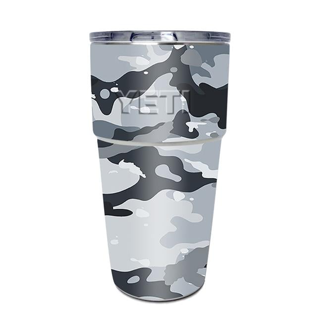 MightySkins YEPINT16SI-Pink Camo Skin for Yeti Rambler 16 oz Stackable Cup  - Pink Camo 