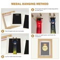 thumbnail image 4 of MasteelfCA 1pc Medals Display Box Medal Display Case for Runners Marathon Race Winner, 4 of 8