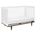 thumbnail image 6 of Davinci Marley Modern Pine Wood 3-In-1 Convertible Crib in White/Walnut, 6 of 10