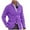 Purple, variant on Mens Solid Color Waffle Knit Cardigan Button Up Blazer Jacket Slim Fit Sweater Coat Color: Red Size: XL