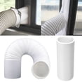 thumbnail image 1 of 2m Universal Flexible Air Conditioner Exhaust Hose Vent Tube 13cm Diameter Duct Extension Pipe, 1 of 2