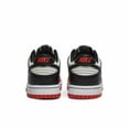 thumbnail image 4 of Big Kid's Nike Dunk Low Sail/Black-Black-Chile Red (DO6288 100) - 5.5, 4 of 5