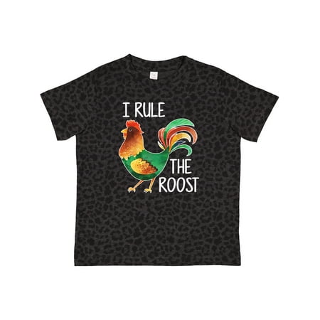 

Inktastic Farmer I Rule the Roost Rooster Gift Toddler Boy or Toddler Girl T-Shirt