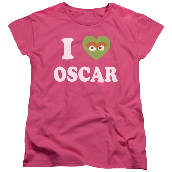 Sesame Street - I Heart Oscar - Women's Short Sleeve Shirt - Medium