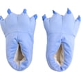 thumbnail image 4 of Naierhg 1 Pair Cotton Slippers Cute Cartoon Super Soft Comfortable Anti-slip Keep Warm Gift Women Men Animal Claw Winter Plush Slippers for Bedroom for Home Blue, 4 of 8