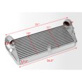 thumbnail image 4 of AJP Distributors Replacement Bolt-On Aluminum FMIC Front Mount Turbo Intercooler Tube & Fin Compatible/Replacement For Mazda RX-7 RX7 FD 13B 1993 1994 1995 1996 1997 93 94 95 96 97, 4 of 6