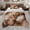Brown, variant on Erosebridal Gray Marble Queen Comforter Set, Gold Metalic Bedding Comforter Set, Gray Reversible, 1 Comforter and 2 Pillowcases