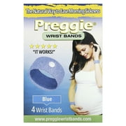 Preggie Wrist Bands, Blue, 4 Wrist Bands