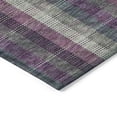 thumbnail image 4 of Addison Rugs Chantille Indoor/Outdoor Transitional Plaid Plum Washable Round Rug, 8' x 8', 4 of 6